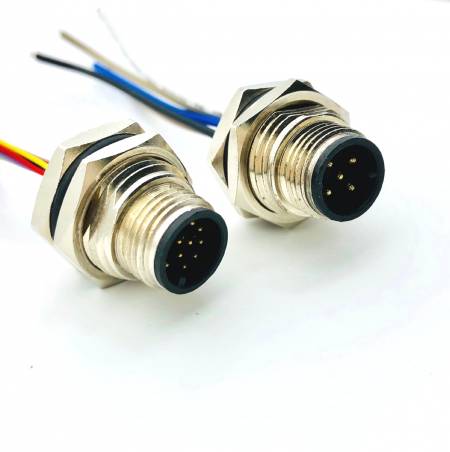 M12 A-kód csatlakozók